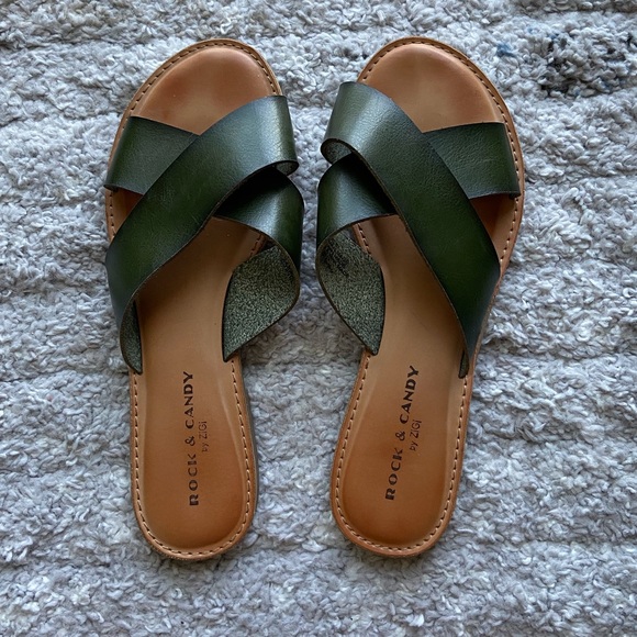 Rock & Candy Shoes - 🌿3/$20 - Green Strappy Sandals